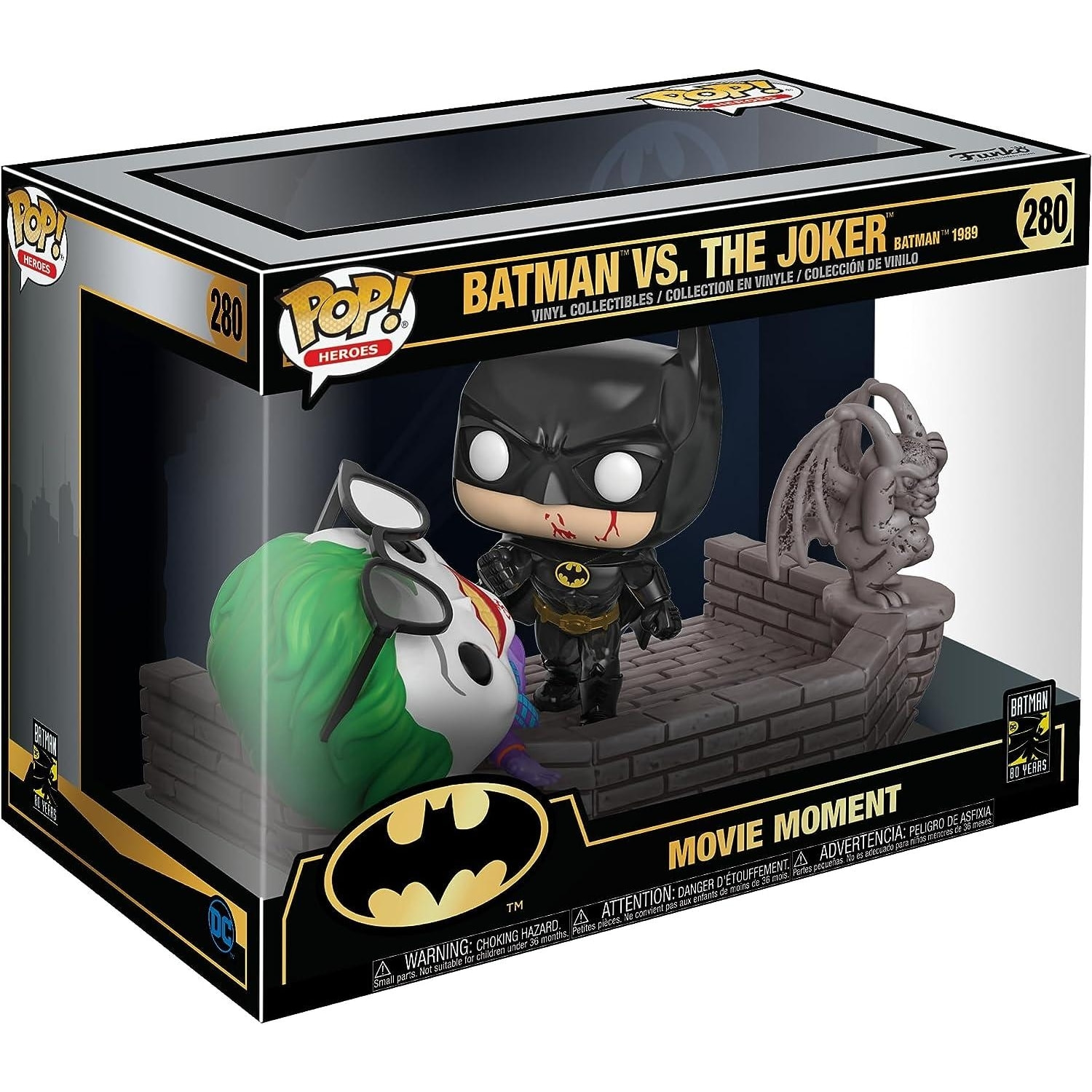 Pop Figura Dc Comics Batman 80th Batman E Joker 1989 Funko