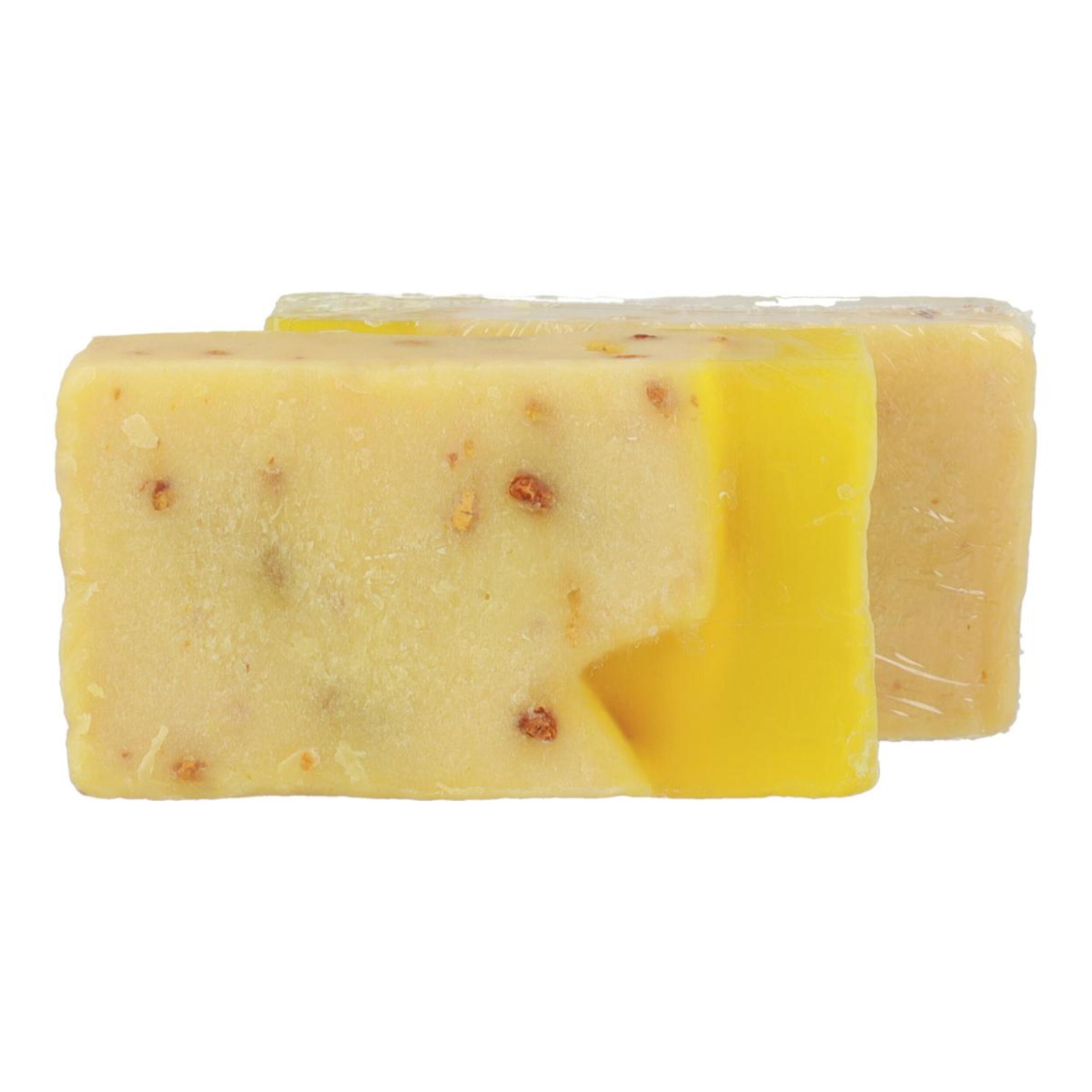 PLANETA HUERTO | Jabón Natural de Aceite de Oliva y Limón 100 g | Refrescante y Antioxidante | Aroma Cítrico Energizante