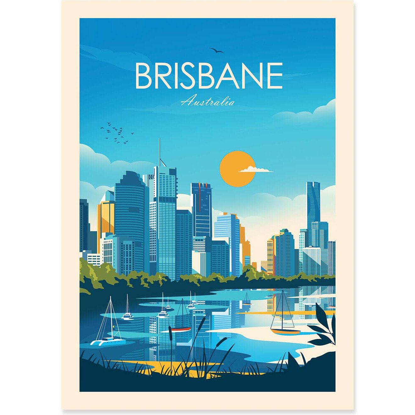 Affiche - Brisbane - Studio Inception