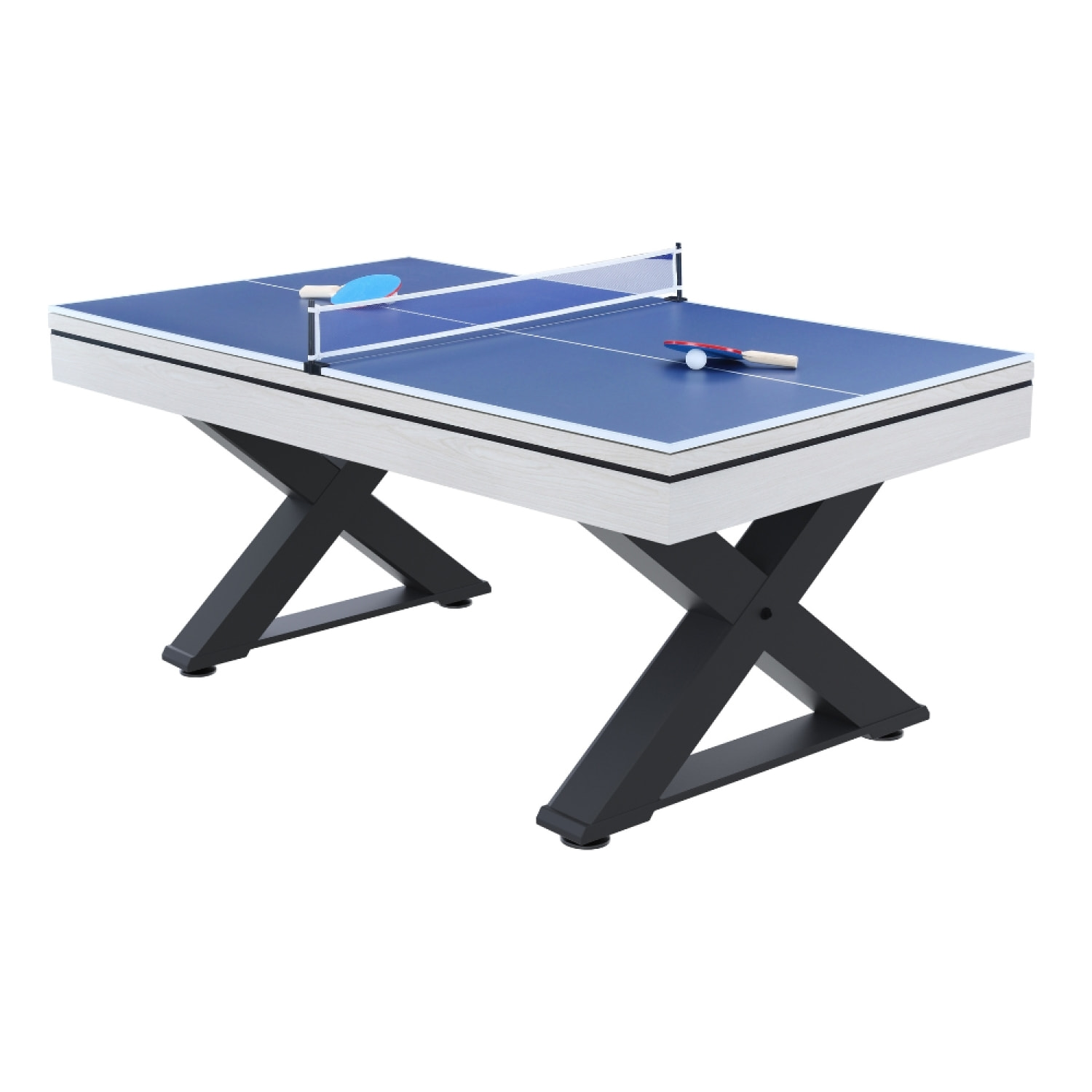 Table multi-jeux, ping-pong et billard en bois blanc  ARIZONA