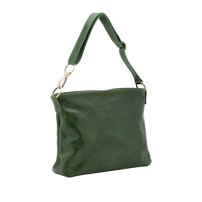 Borsa a spalla da donna - Modello False - 100% pelle - 38.0 x 29.0 x 11.0 cm