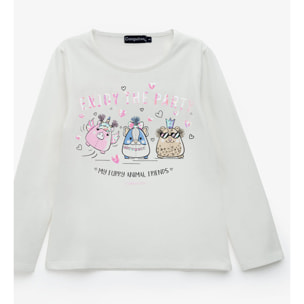 Conguitos - T-shirt casual a maniche corte stampata