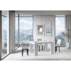 Tavolo allungabile 90x140/400 cm Roxell bianco frassino