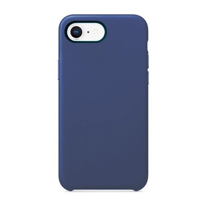 Coque iPhone 7/8/ iPhone SE 2020 silicone liquide Bleu foncé