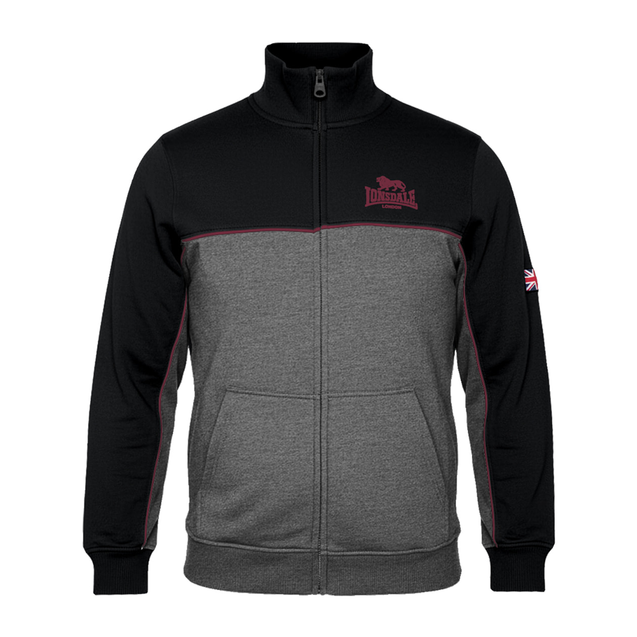 Tuta Uomo LONSDALE Cotone Felpato Zip