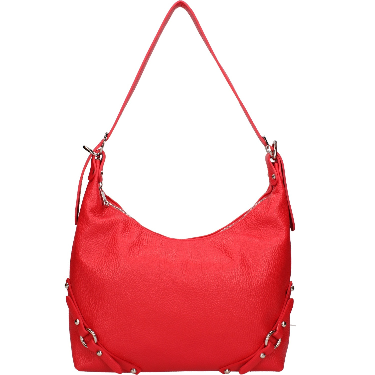 Borsa a spalla da donna - Modello Fiorenza Lux - Vera pelle - 30.0 x 30.0 x 9.0 cm