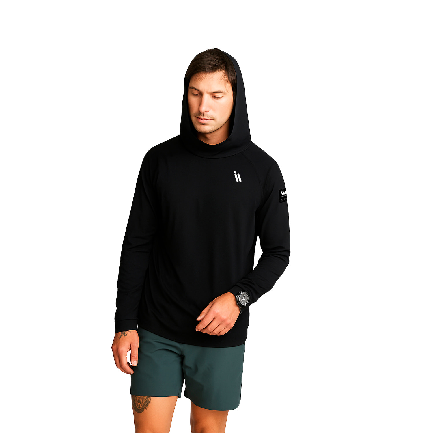 Felpa iwalk EcoRun Tech nera