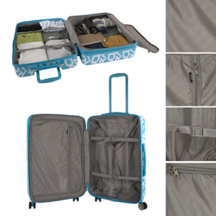 Juego De Maletas Pc Dkny Dkny-626 Signature Hardside Sky Blue