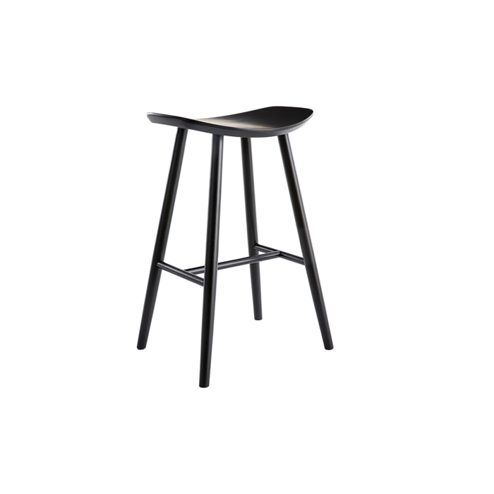 Tabouret de bar design noir 72 cm DEMORY