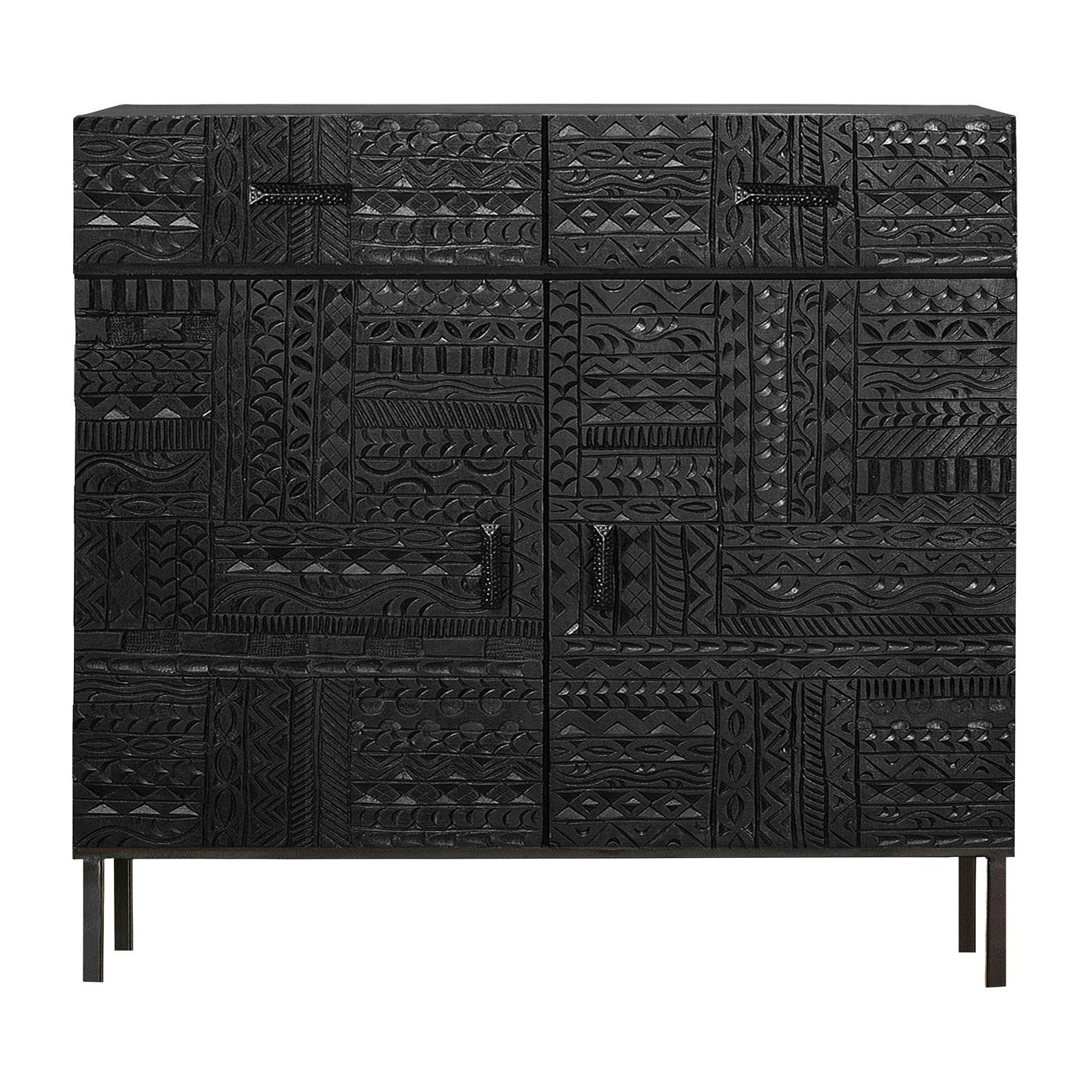 Cómoda de Madera de Mango 100 Cm Estilo Étnico