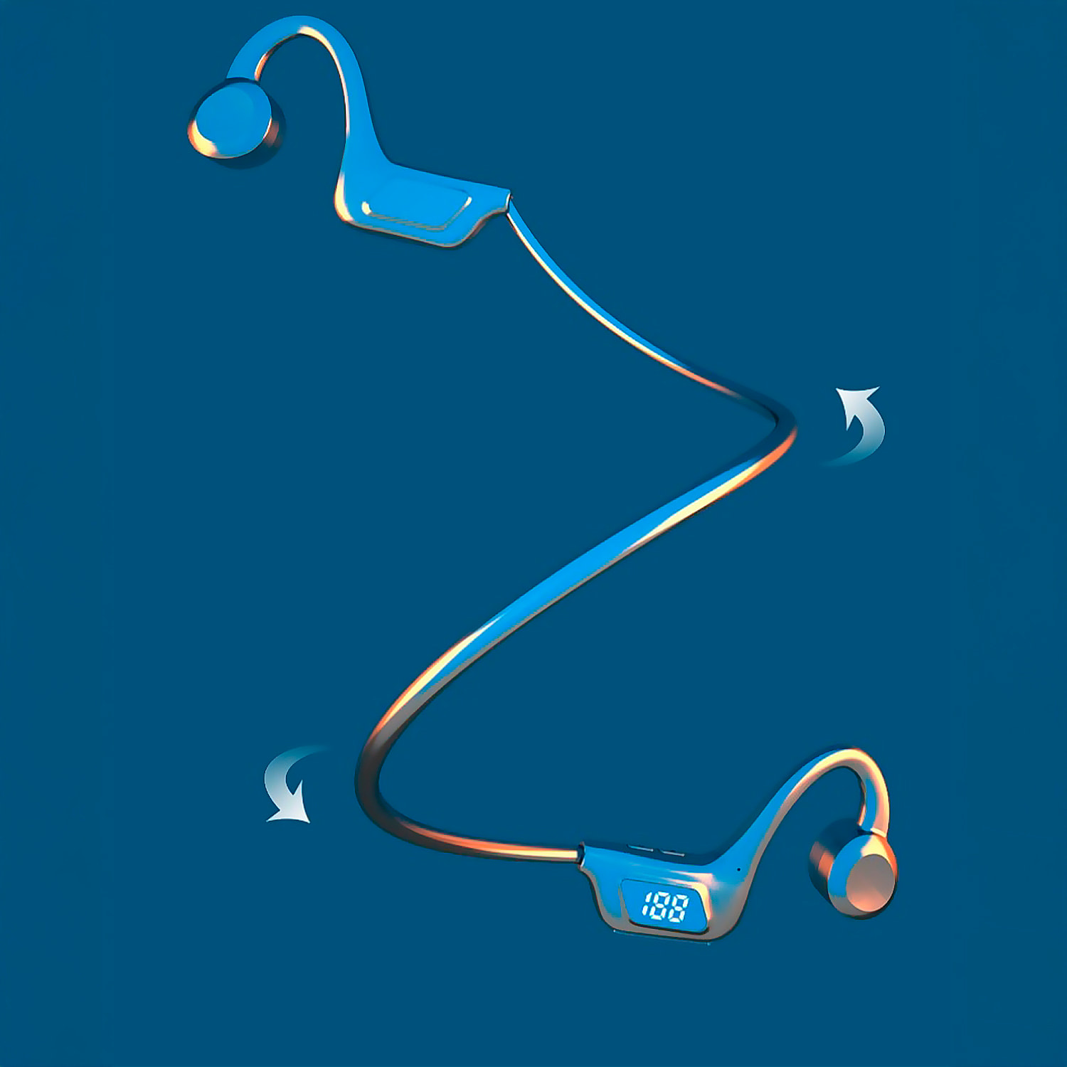 Auriculares Bluetooth 5.3 con sonido de alta calidad y batería de larga duración. Con Tecnología de Conducción Ósea.