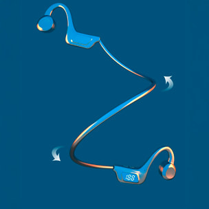 Auriculares Bluetooth 5.3 con sonido de alta calidad y batería de larga duración. Con Tecnología de Conducción Ósea.