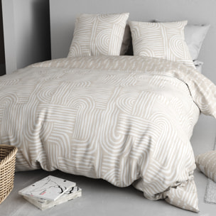 Parure Housse De Couette 3pcs 100% Coton 57 Fils FADO