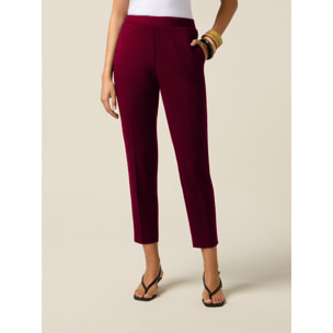 Oltre - Pantaloni a sigaretta - Bordeaux