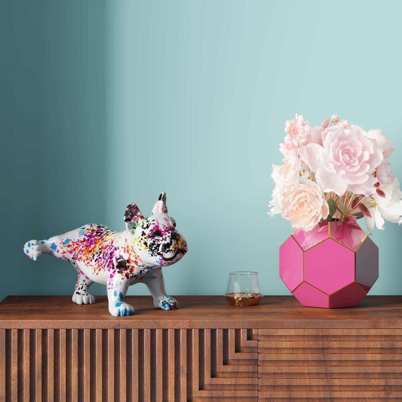 Déco bouledogue Splash Kare Design