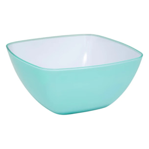 Saladier "Square" vert menthe 25x25cm