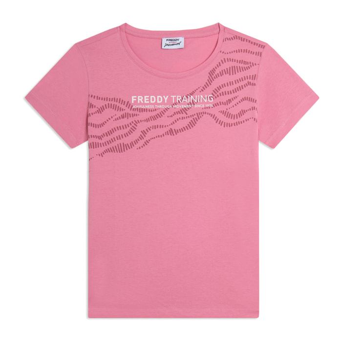 T-shirt “FREDDY TRAINING” con Motivo Grafico