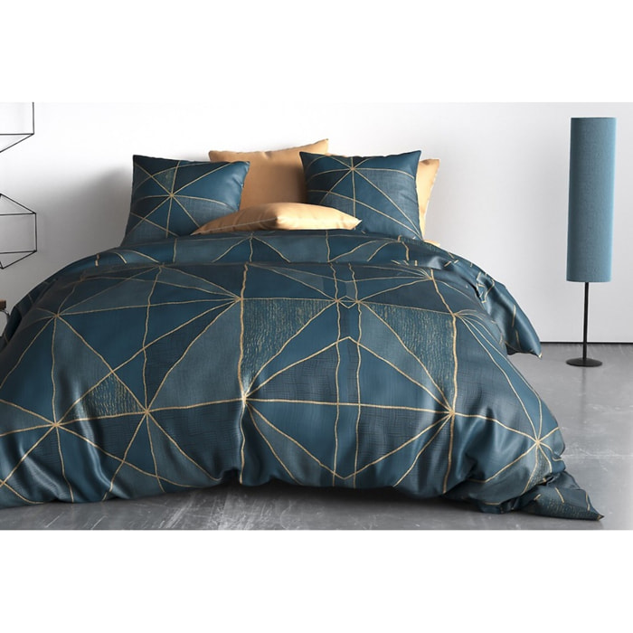 Parure Housse De Couette 3pcs 100% Coton 57fils Reno