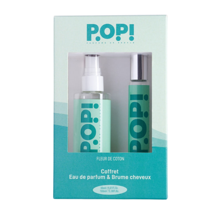 Fleur de Coton - Coffret Eau de Parfum 30ml + Brume Cheveux 100ml