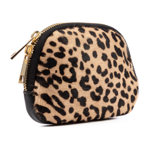 Baratili monedero portatodo mujer. Piel auténtica Cavallino y Sauvage.