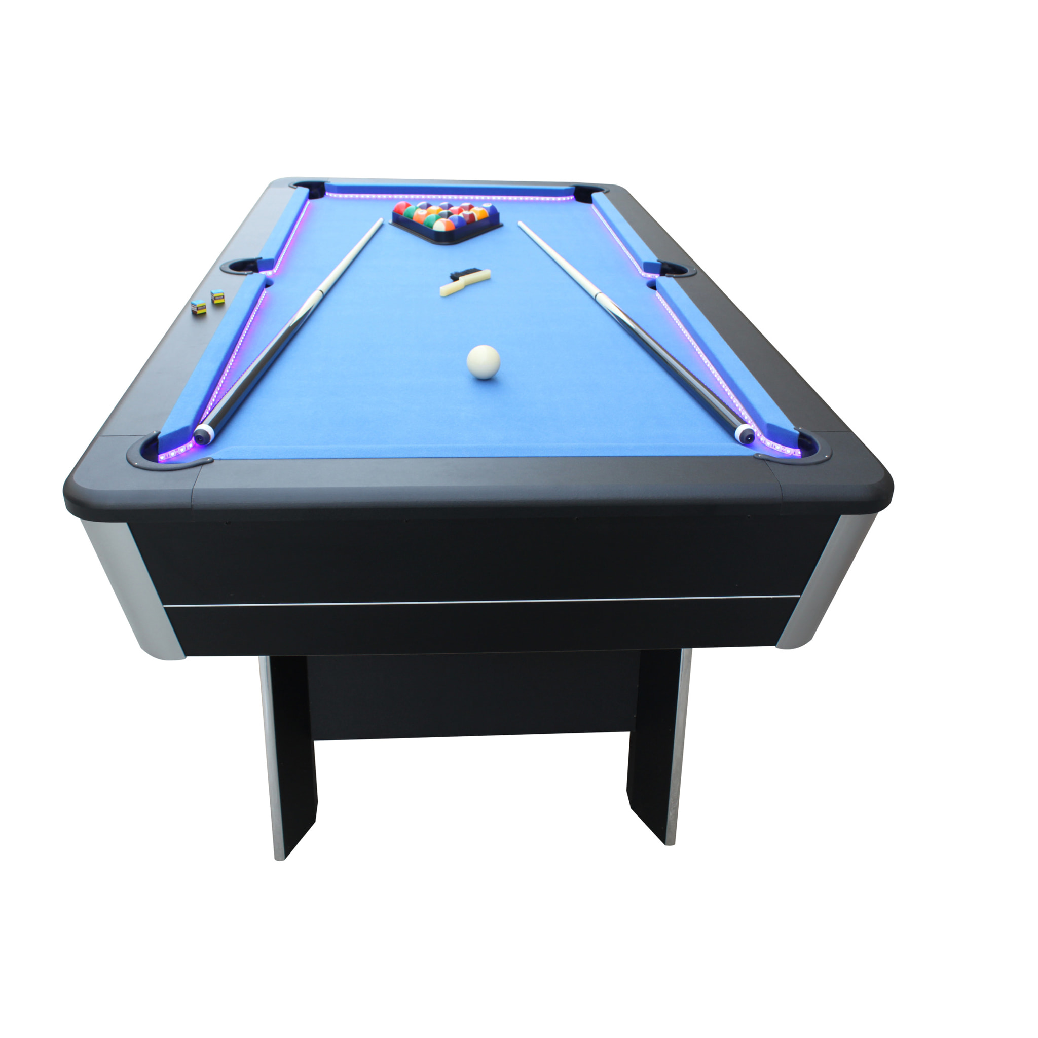 Billard américain avec LED et accessoires inclus RENO