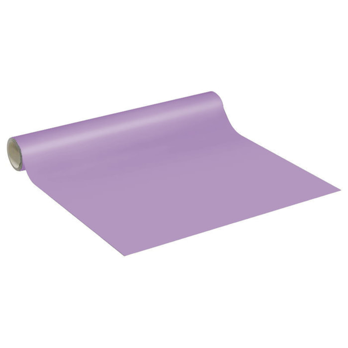 Rouleau adhésif décoratif Vinyle au Mètre - Lilas - Sticker Lavable Imperméable Mur Cuisine Meubles