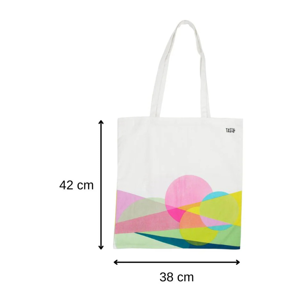 Sac de course type totebag en coton Tasty Green