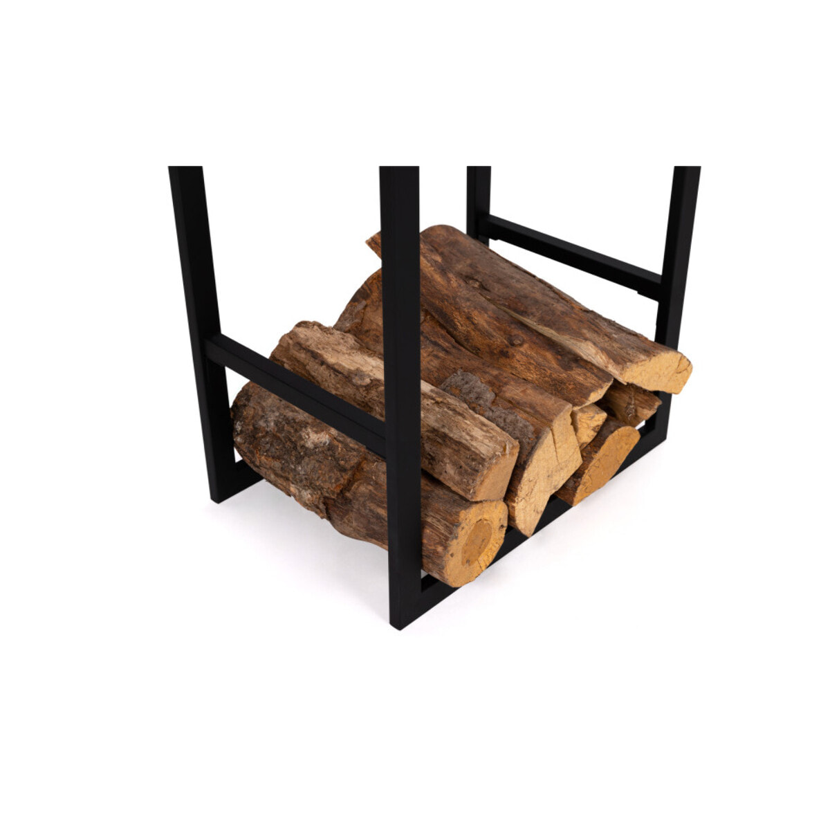 Range bûches vertical 170cm avec étagère