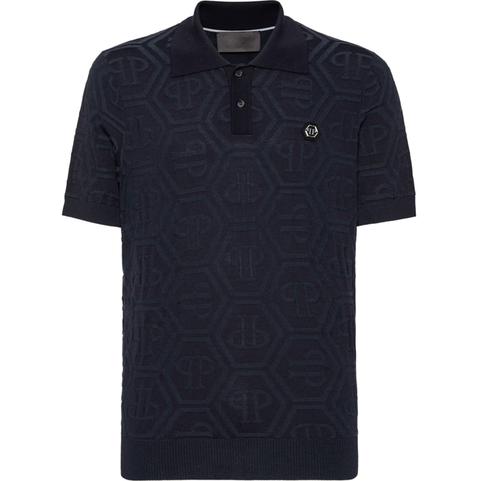 PHILIPP PLEIN Pullover Polo-Neck MONOGRAM