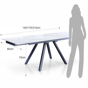 Tomasucci table extensible EKO 1 Blanc