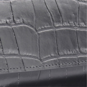 Portafoglio Cheval Firenze Cosmo Croc Nero