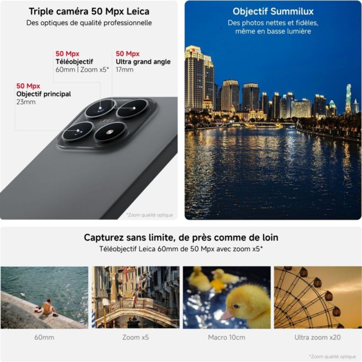 Smartphone XIAOMI 17 conçu avec Leica 512Go Noir 5G