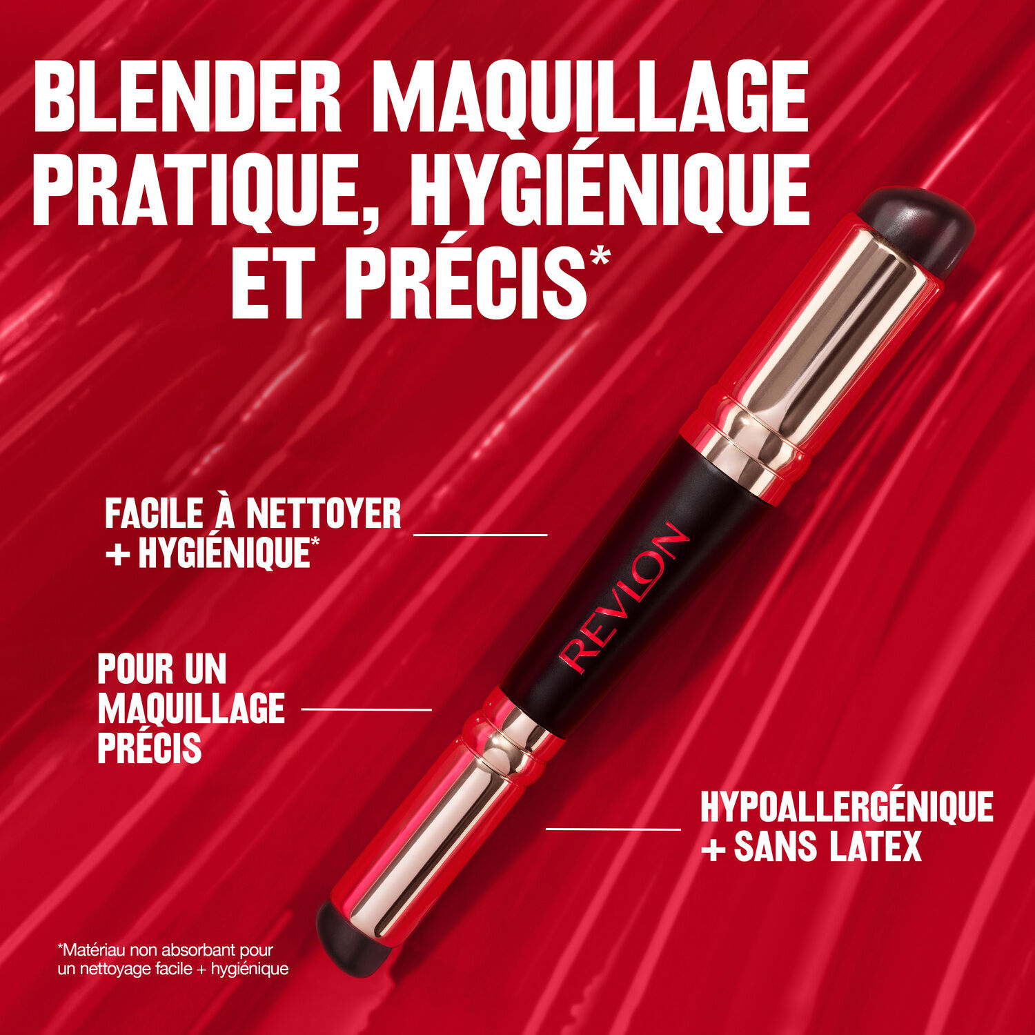 Dual Ended Jelly Makeup Blender - Pinceau Éponge Mquillage Flexible