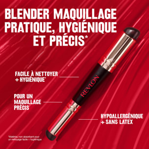 Dual Ended Jelly Makeup Blender - Pinceau Éponge Mquillage Flexible