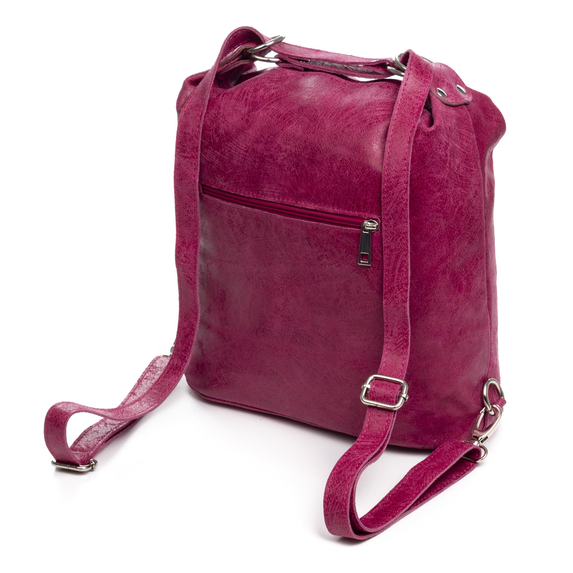 Irene Borsa a spalla da donna. Vera Pelle Scamosciata Stone Washed.