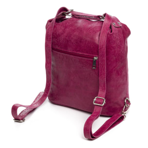 Irene Borsa a spalla da donna. Vera Pelle Scamosciata Stone Washed.