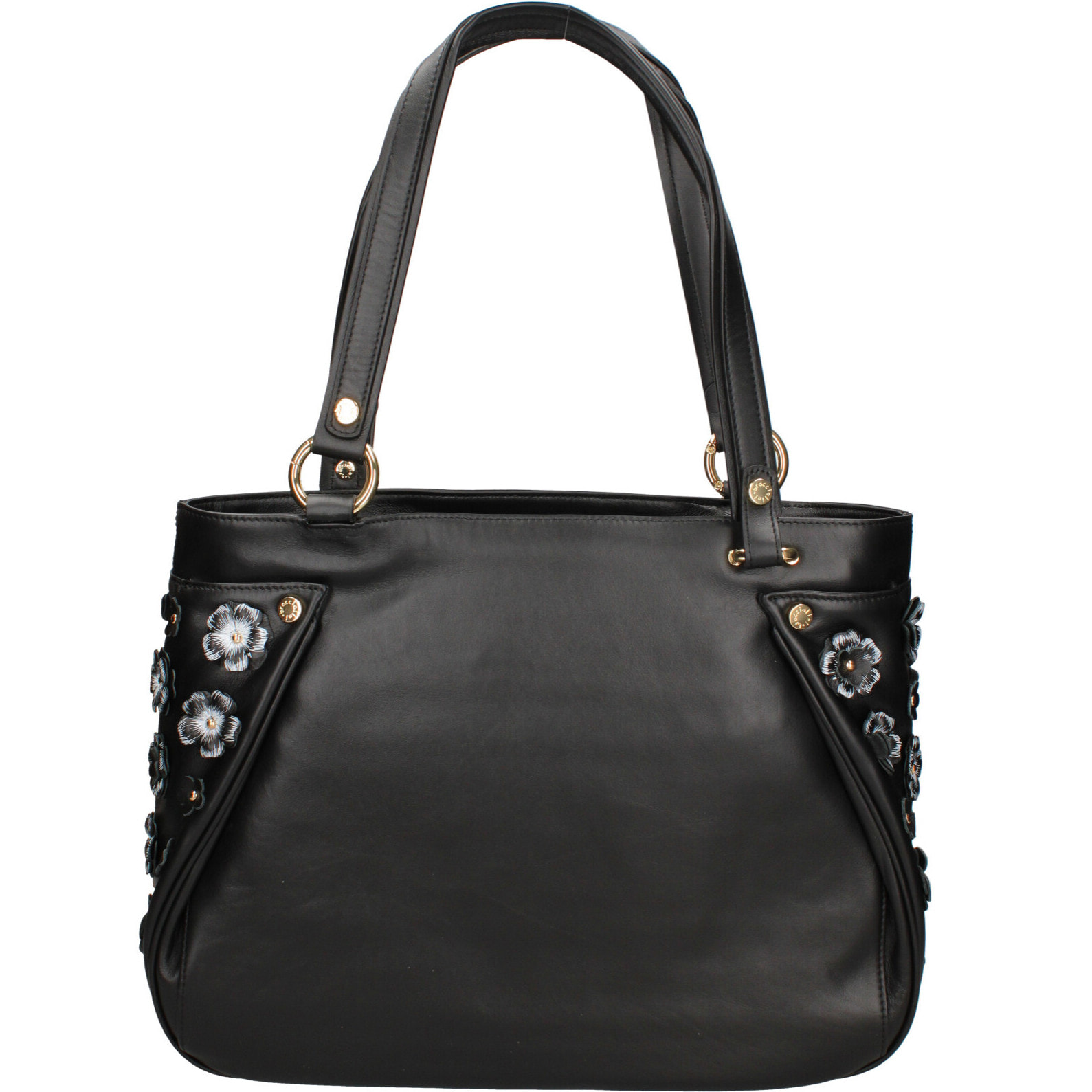 Borsa a spalla  da donna In Vera pelle Made in Italy 36x28x10 cm