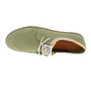 Armata di Mare Scarpe Uomo Espadrillas Stringate con Soletta Comfort AMU S24N523 Khaki