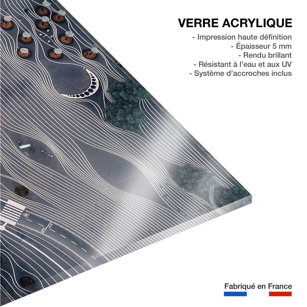 Tableau drône espace temps Tableau plexiglas