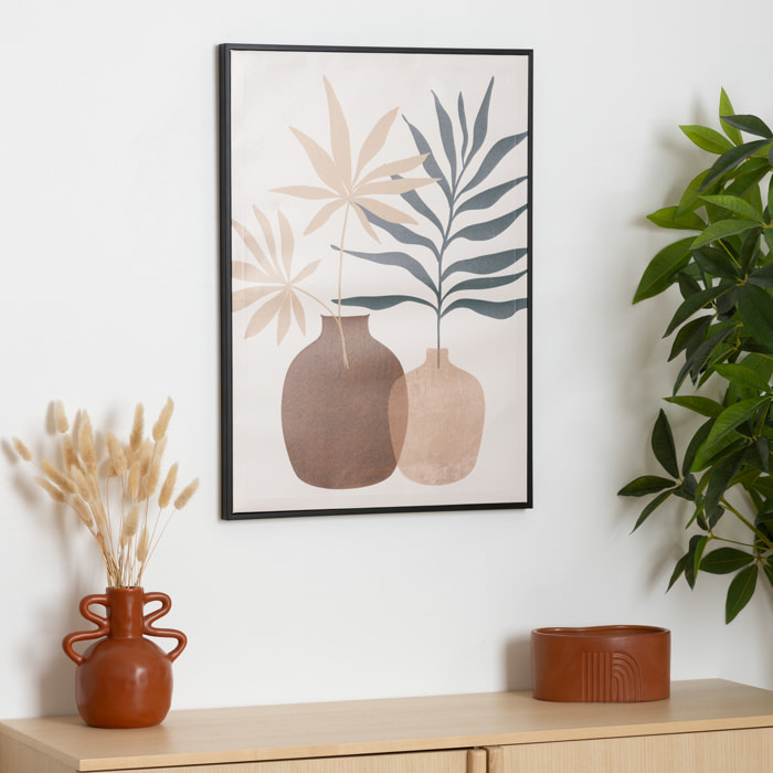 Toile imprimée "Scarlett" 50x70cm multicolore