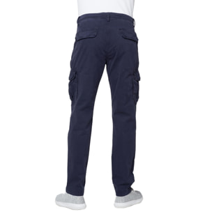 Pantalone Hot Buttered cargo Jasper Blu