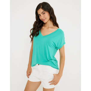 Camiseta Manga Corta Verde - Amiyin