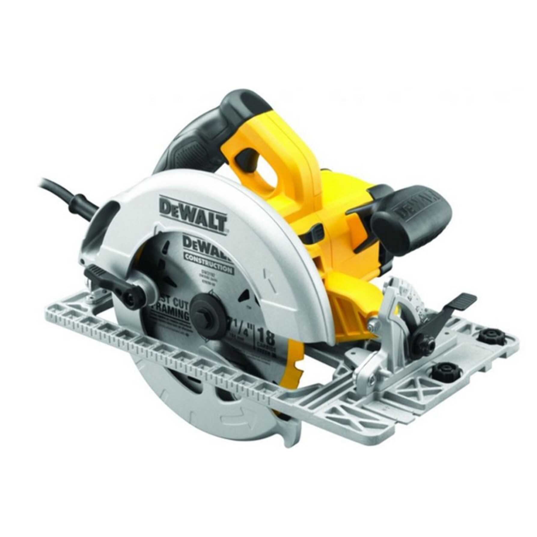 Scie circulaire 1600 W - Ø 190 mm Profondeur de coupe 61 mm - Coffret - DEWALT - DWE576K-QS