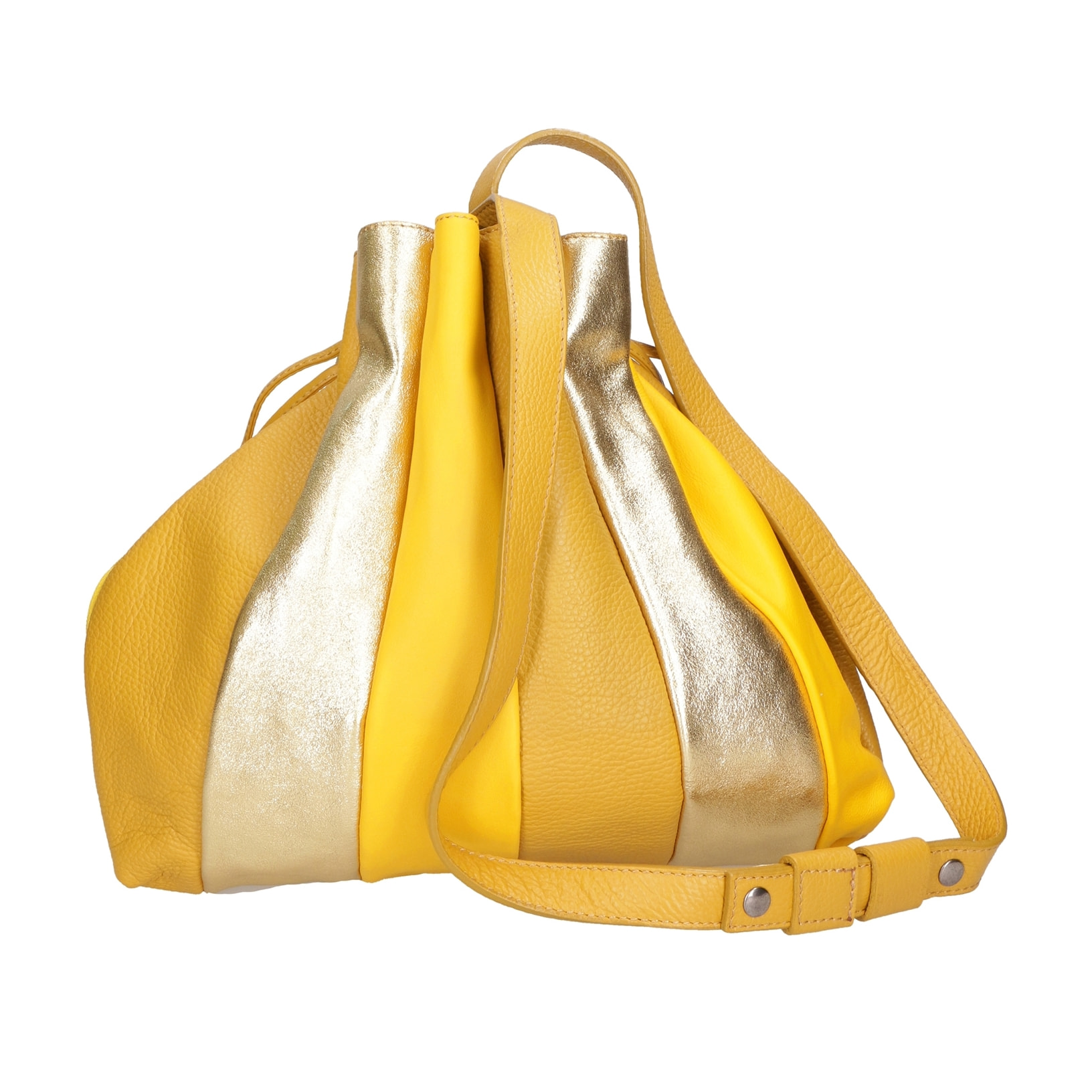 Borsa a spalla da Donna Nunzia in Vera Pelle Made in Italy 30x33x7 cm