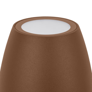 Forlight Eclipta II baliza exterior en marrón con luz led blanco cálido 3000K