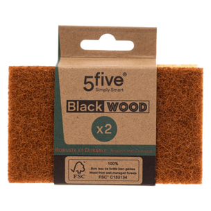 Lot de 2 éponges en coco BlackWood