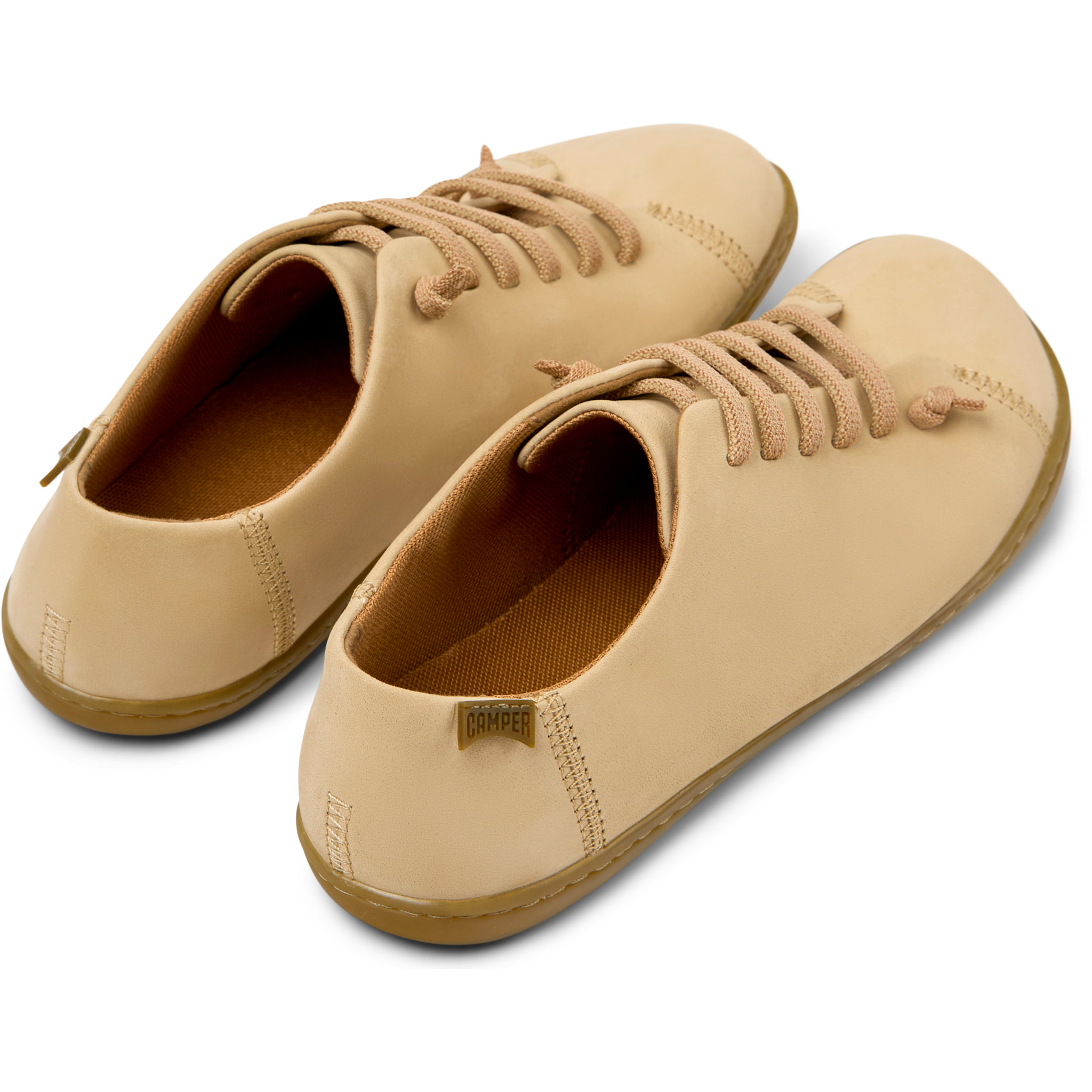Zapatillas - CAMPER Peu Cami - Beige - Cuero Nubuck