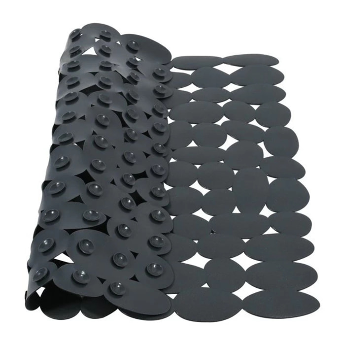 Tapis Fond de douche PVC MARATHON 54x54cm Gris Foncé Spirella