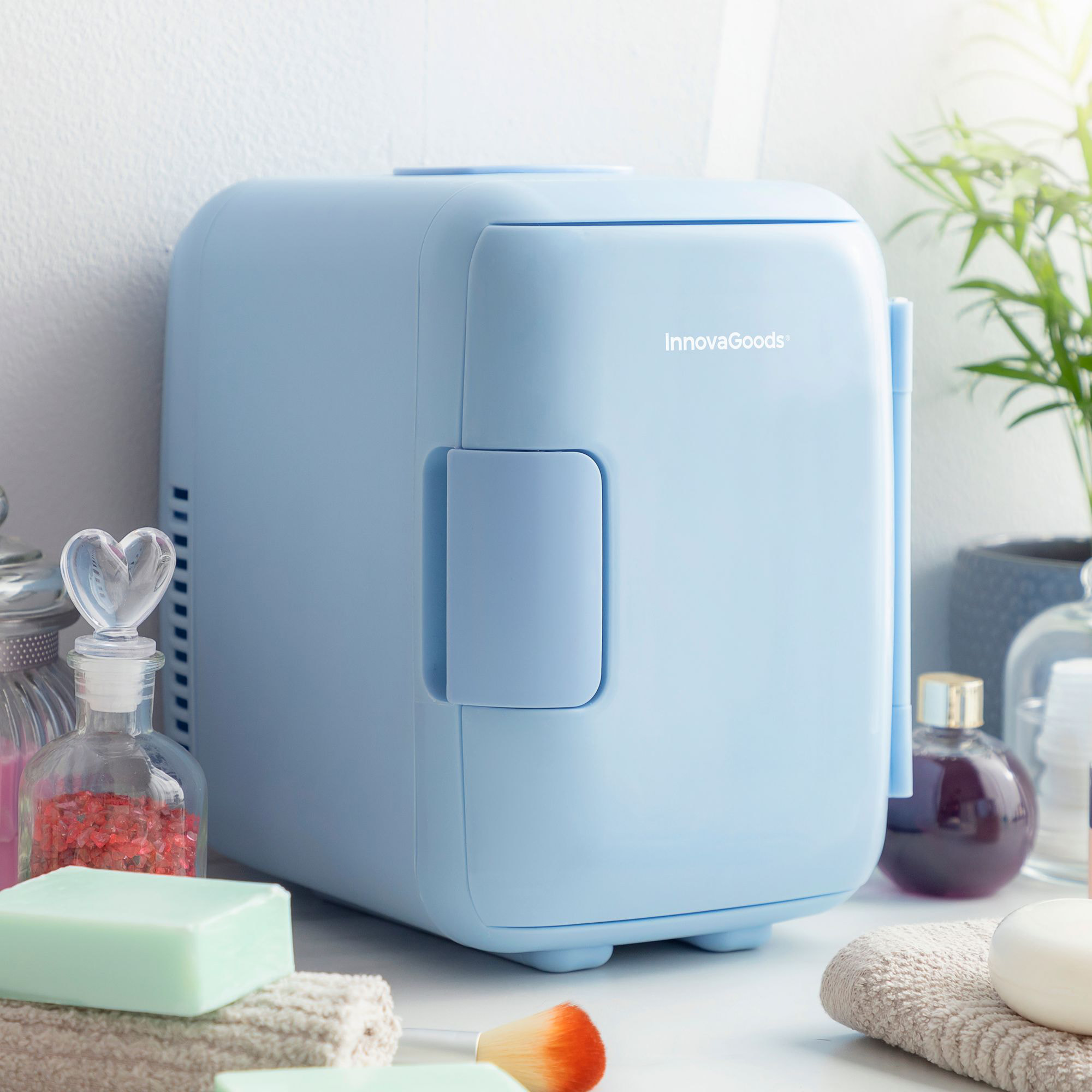 Mini-frigo per make-up Kulco - blu - 18,5x25,2x23 cm