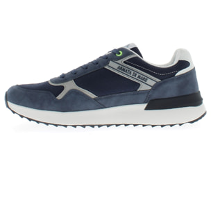 Armata di Mare Scarpe Uomo Sneakers Vintage Running con Soletta Rimovibile in Memory Foam AMU S24N518 Navy